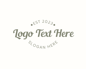 Artist - Fancy Cursive Shop logo design