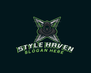 Ninja Hunter Shuriken Logo