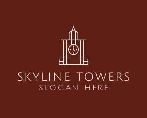 Clock Tower Building logo design