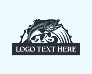 Swordfish - Fish Fishery Fisherman logo design