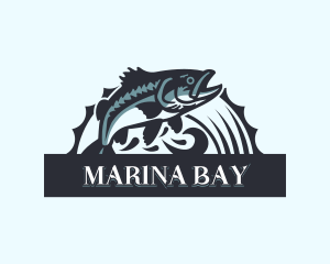 Fish Fishery Fisherman logo design