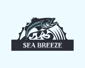 Fish Fishery Fisherman logo design