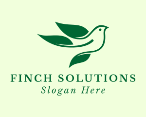 Green Nature Bird Sanctuary logo design