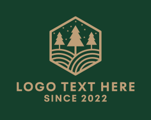 Christmas - Christmas Tree Badge logo design