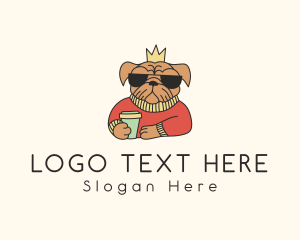 King - Dog Swag King logo design