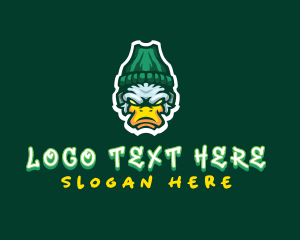 Clan - Gaming Duck Beanie logo design