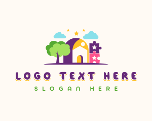 Nursery - Puzzle Daycare Nursery logo design