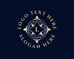 Locator - Luxury Compass Locator logo design