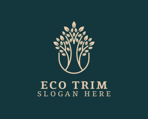 Eco Tree Plant logo design