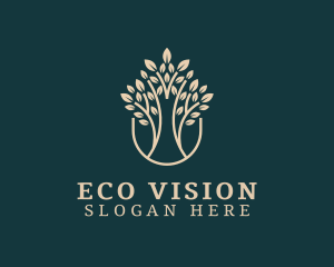 Eco Tree Plant logo design