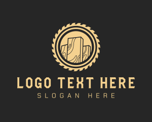 Woodwork - Saw Woodworking Tool logo design