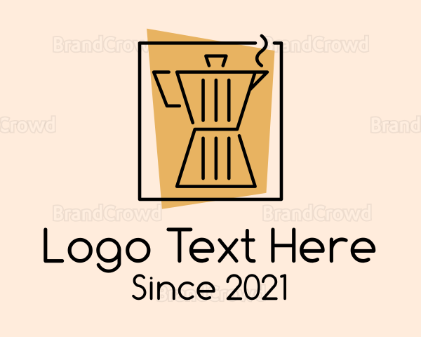 Simple Coffee Maker Logo