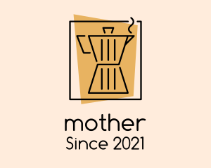 Hot - Simple Coffee Maker logo design