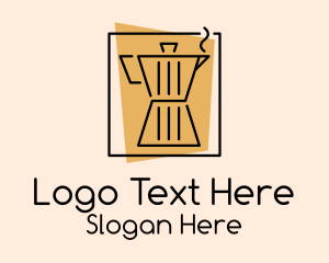 Simple Coffee Maker Logo