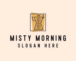 Hot Coffee Maker logo design