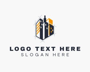 Contractor - Urban Building Architecture logo design