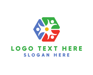 Children - Community People Organization logo design