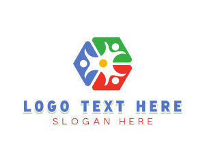 People - Community People Organization logo design