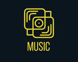 App - Yellow Mobile Device logo design