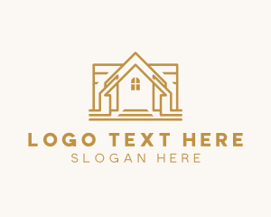 Roofing - Residential Real Estate logo design