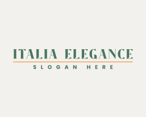 Elegant Minimalist Company logo design