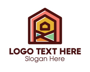 Home Loan - Multicolor Realty Property logo design