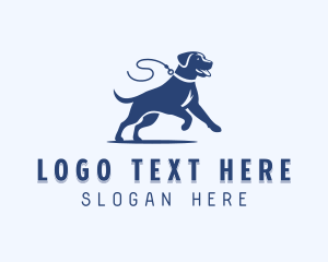Dog Grooming - Pet Dog Trainer logo design