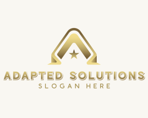 Corporate Brand Letter A logo design