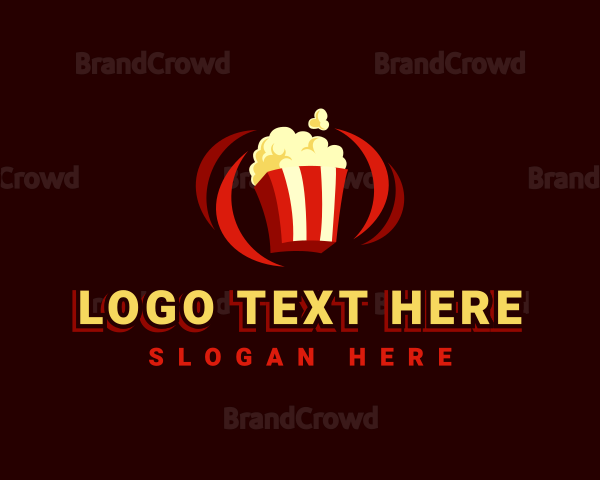 Blockbuster Movie Popcorn Logo