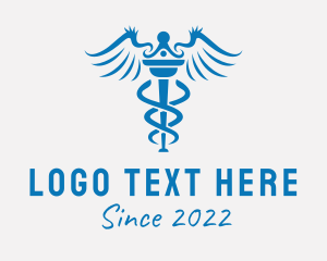 Staff - Medical Pharmacy Caduceus logo design