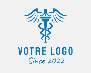 Consultation - Medical Pharmacy Caduceus logo design