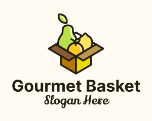 Hamper - Healthy Fruit Box logo design