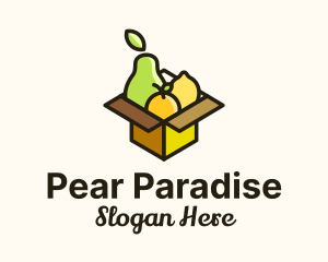 Pear - Healthy Fruit Box logo design