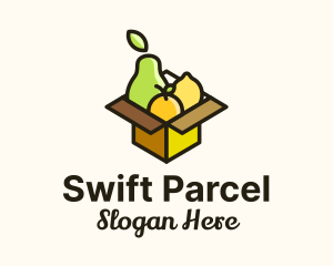 Parcel - Healthy Fruit Box logo design