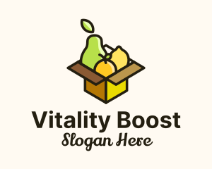 Healthy - Healthy Fruit Box logo design
