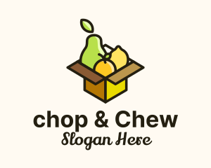 Pear - Healthy Fruit Box logo design