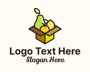 Healthy - Healthy Fruit Box logo design