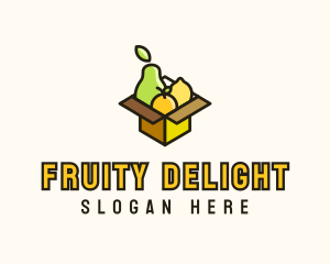 Healthy Fruit Box logo design