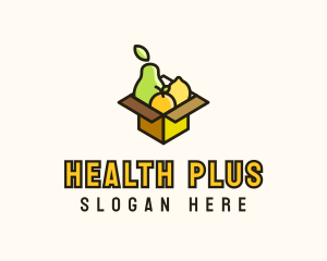 Healthy Fruit Box logo design