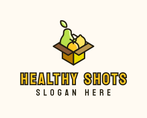 Healthy Fruit Box logo design