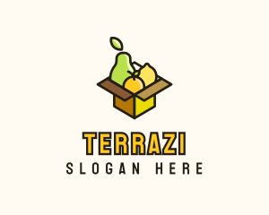 Healthy Fruit Box logo design