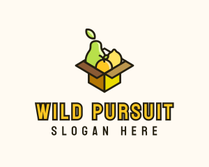 Healthy Fruit Box logo design