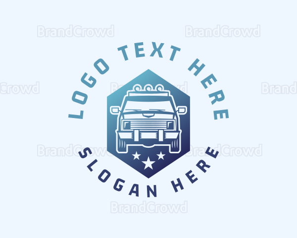 Hexagon SUV Vehicle Logo