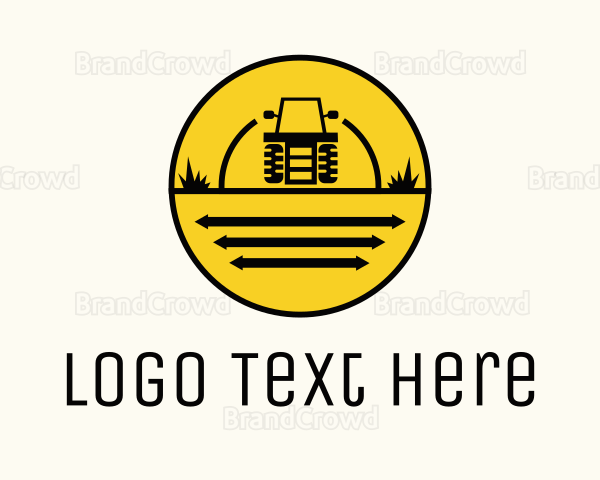 Tractor Farm Field Logo