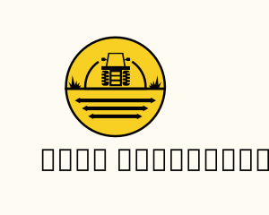 Plower - Tractor Farm Field logo design