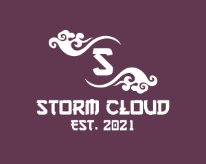 Oriental Chinese Cloud logo design