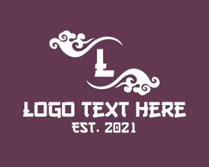 Letter - Chinese Pattern Letter logo design