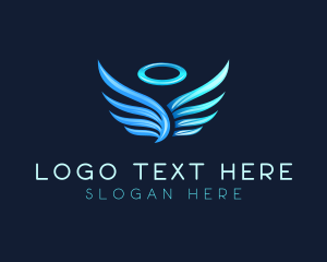 Heaven - Cold Wing Halo logo design