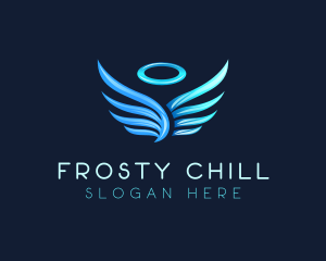 Cold - Cold Wing Halo logo design