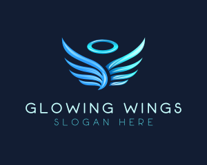 Cold Wing Halo  logo design